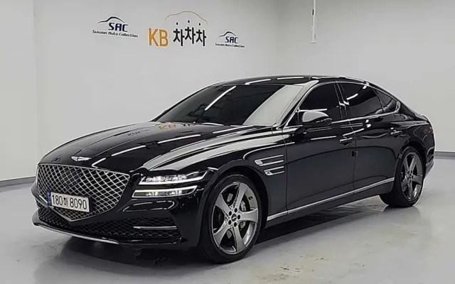 제네시스G80전기중고차 G80(RG3) 3.5 가솔린 터보 2WD 매물 사진 1 - 2023/03 106,379km